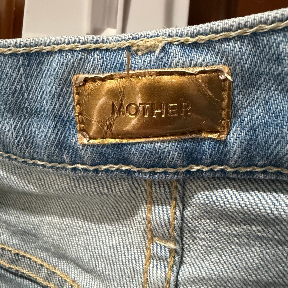 MOTHER Women’s Light Blue Jeans - Picture 4 of 10